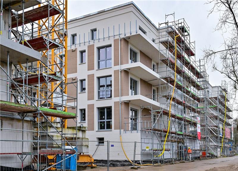 Im März wurde nach offiziellen Angaben der Neubau von 14.700 Wohnungen genehmigt.