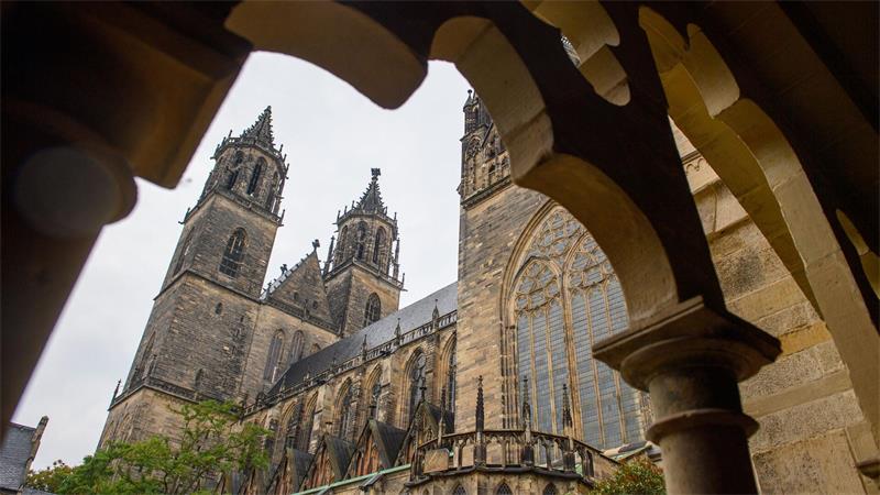 Im Magdeburger Dom befindet sich das Grabmahl von Otto dem Großen. (Archivbild)