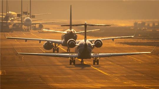 Im Mai nutzten dem Branchenverband ADV zufolge 19,7 Millionen Passagiere die deutschen Flughäfen.