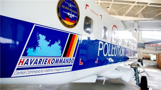 Im Schnitt haben die Marineflieger der Luftüberwachung für Meeresverschmutzung 2023 alle 7,7 Flugstunden eine Verschmutzung festgestellt. (Archivbild)