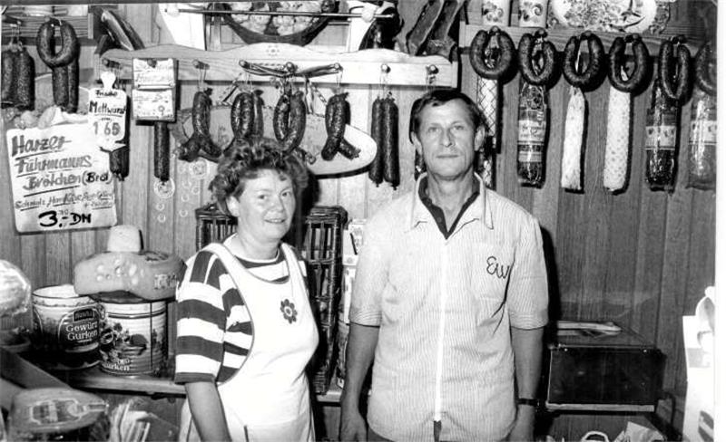 Im Spätsommer 1967 haben Ewald und Edith Windmann die Fleischerei an der Breiten Straße übernommen.  Foto: privat