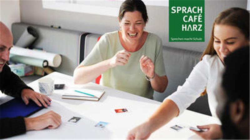 Im Sprachcafé lernt man mit Spaß.
