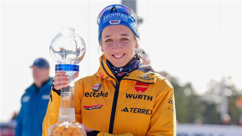 Im vergangenen Jahr gewann Franziska Preuß in Oslo den Gesamtweltcup. (Archivbild)