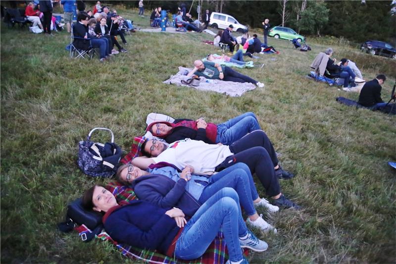 Im vergangenen Jahr haben 400 Besucher das Angebot angenommen, die Perseiden an der Sternwarte zu betrachten.  Archivfoto: Jung