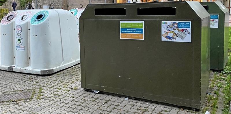 In Bad Harzburg gibt es an 21 Orten die Möglichkeit, Altglas und Altpapier in den Containern der KWB zu entsorgen. Symbolbild: GZ-Archiv