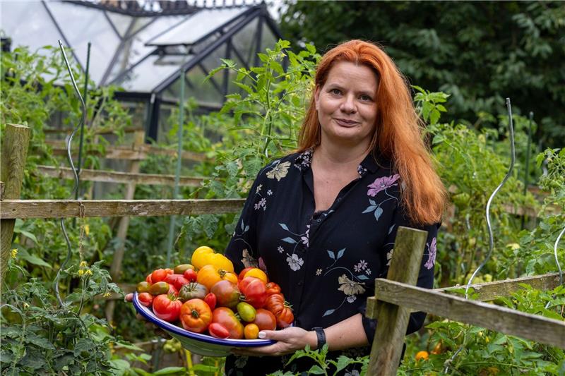 Wie eine Gärtnerin die Tomatenvielfalt retten will In Birgit Arndts Garten wachsen weit über 100 verschiedene Tomatensorten.