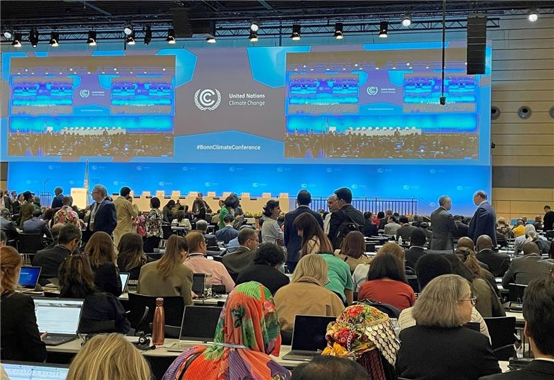 In Bonn haben sich Delegierte aus aller Welt zu zehntägigen Vorverhandlungen für die diesjährige Weltklimakonferenz in Dubai versammelt.