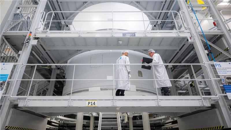In Bremen wird die Oberstufe der Rakete gebaut.