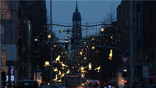 In Hamburg dominieren am Wochenende viele Wolken.