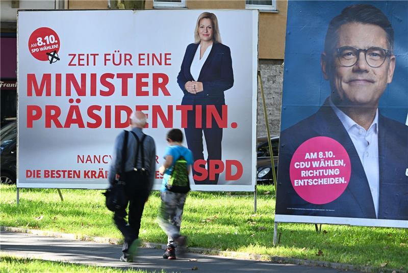 Nach Kritik: Faeser stoppt SPD-Wahlvideo über CDU-Kandidaten In Hessen wird am 8. Oktober gewählt.