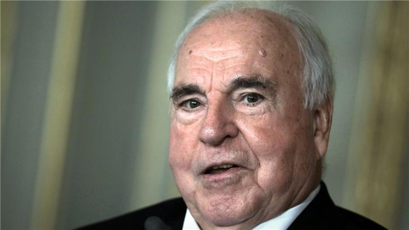 Helmut-Kohl-Allee in Berlin offiziell eingeweiht In Kohls Amtszeit fiel die deutsch-deutsche Wiedervereinigung. (Archivbild)