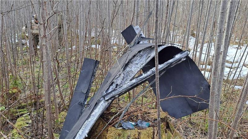In Lettland wurden Teile einer Drohne gefunden, die mutmaßlich aus der Ukraine stammt.