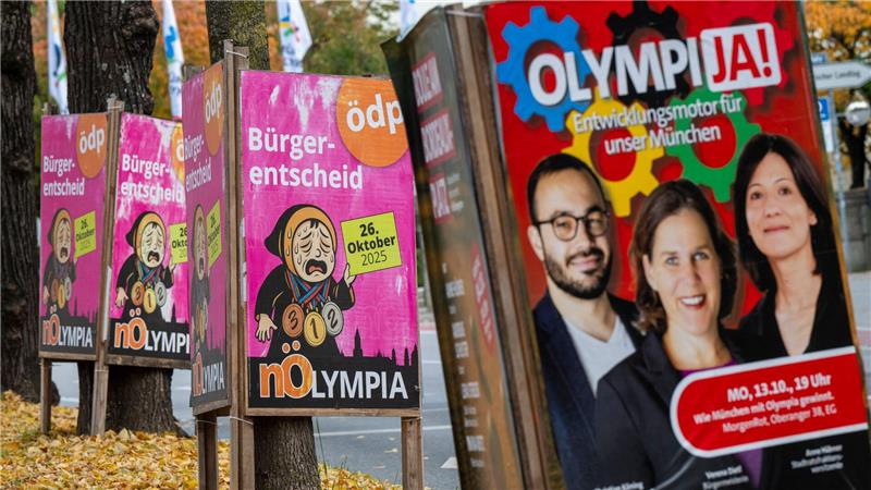 Es gilt: München entscheidet heute über Olympia-Bewerbung In München warben Befürworter und Gegner intensiv um eine Olympia-Bewerbung. (Archivfoto)