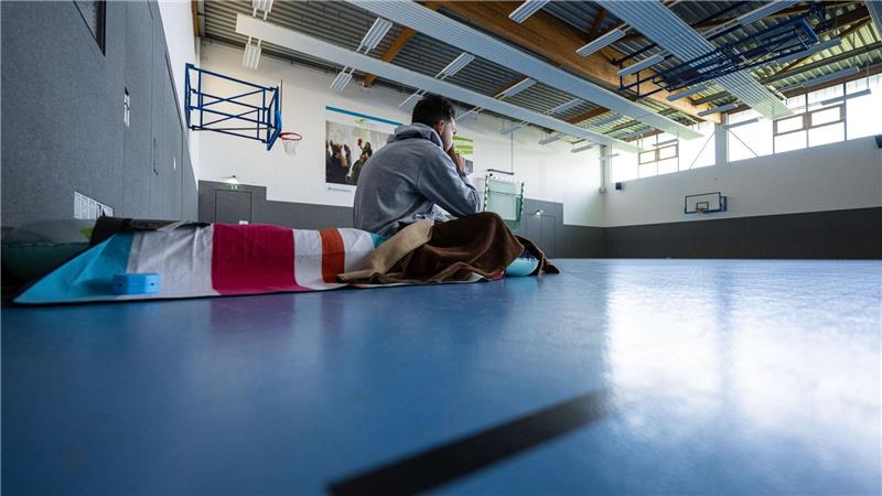 In Münster mussten Studenten ohne Wohnung auch schon in Turnhallen schlafen. (Archivbild)