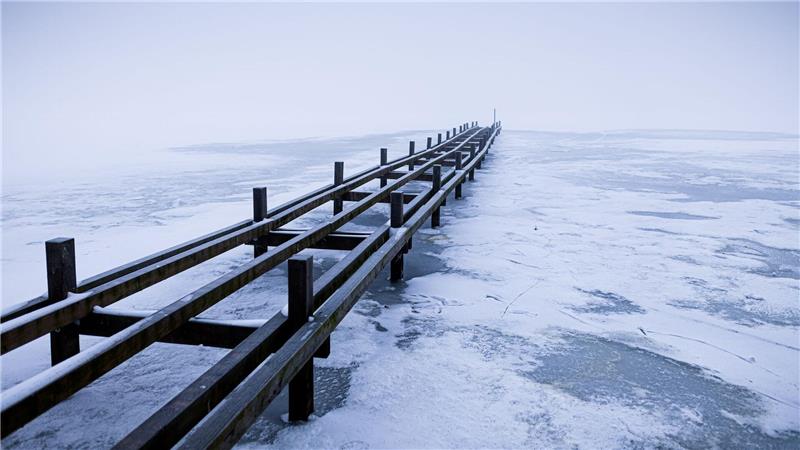 In Niedersachsen ist es klirrend kalt.