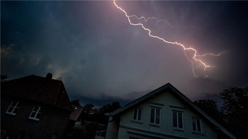 In Niedersachsen soll es heute Gewitter geben. (Symbolbild).