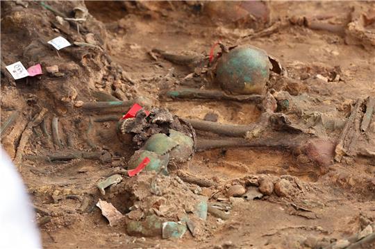 In Nürnberg wurde der möglicherweise größte Pestfriedhof Europas entdeckt.