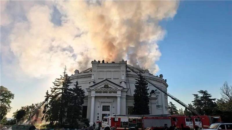 In Sewastopol traf ein ukrainischer Drohnenangriff ein Geschichtsmuseum. 