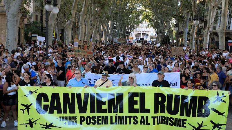In Spanien häufen sich dieses Jahr die Proteste gegen Massentourismus. (Archivbild)