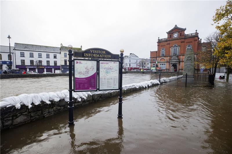 Sturm sorgt für Überschwemmungen in Irland In Teilen Nordirlands wurden Überschwemmungen gemeldet.