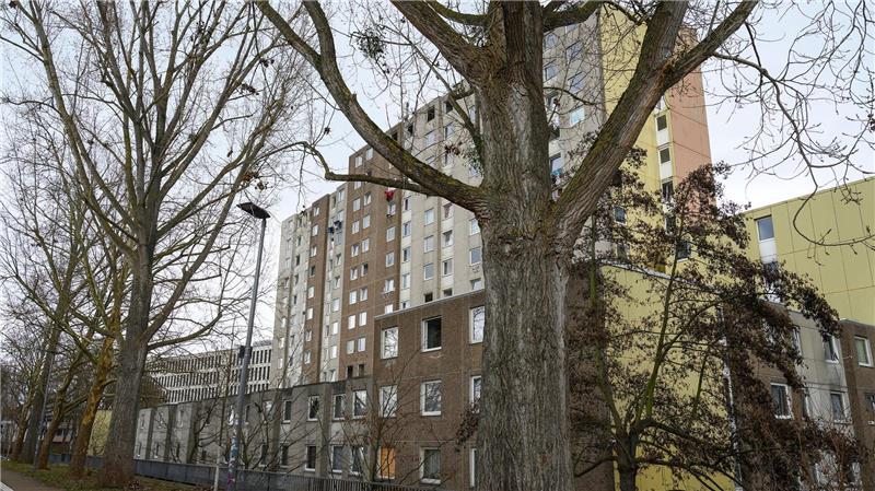 In dem Gebäude soll bereits aufgeräumt werden. 