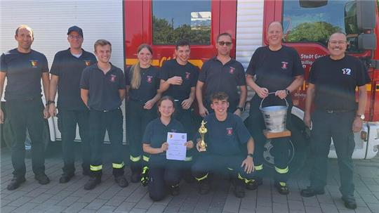 In den Disziplinen gegen die anderen durchgesetzt: Die Sieger kommen von der Feuerwehr Jerstedt.