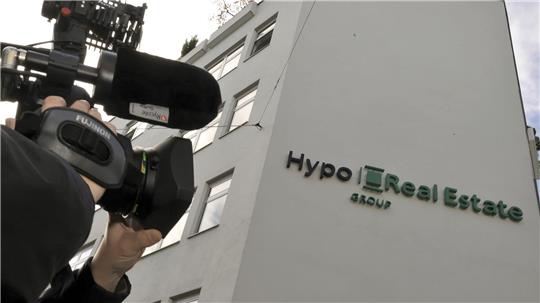 In den Jahren der internationalen Finanzkrise war die Immobilienbank Hypo Real Estate der größte deutsche Schadenfall. (Archivbild)