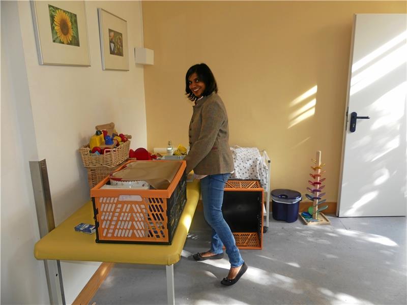 In den Praxisräumen in der Windmühlenstraße ist noch einiges zu räumen.