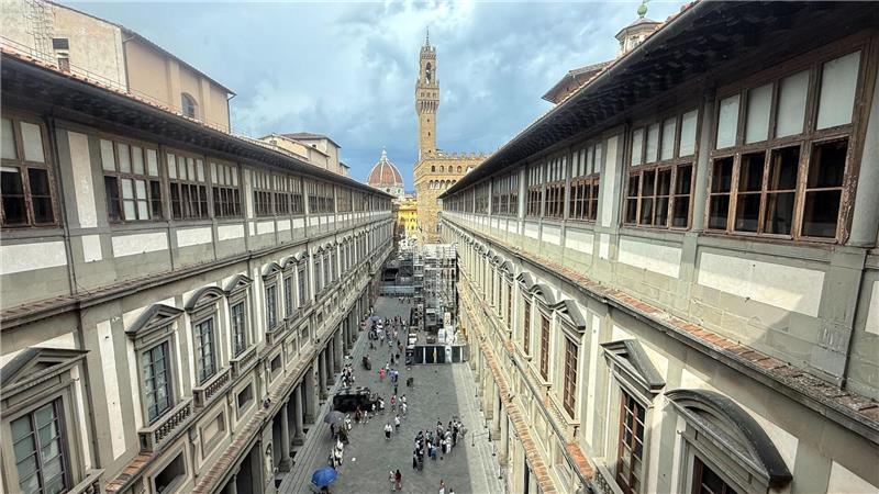 In den Uffizien ist die Sorge vor einem Einbruch wie im Louvre jetzt groß. (Archivbild)