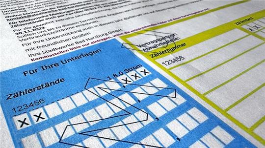 In den kommenden Tagen verschicken die Stadtwerke Ablesekarten. Kunden müssen sie ausfüllen und bis spätestens 6. Januar an das Unternehmen zurückgeben.