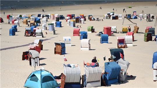 In den letzten Ferientagen kann es am Strand noch einmal voll werden. (Archivbild)