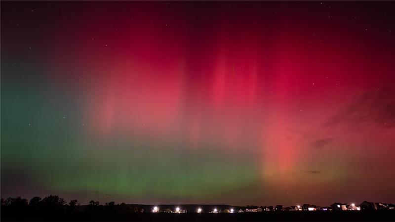 In den vergangenen Tagen und Wochen haben die Mitglieder des Vereins Sternwarte St. Andreasberg immer wieder Polarlichter über der Bergstadt fotografiert.