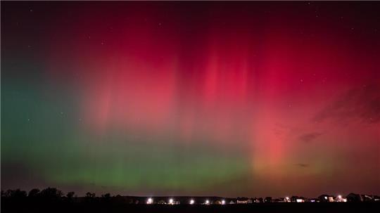 In den vergangenen Tagen und Wochen haben die Mitglieder des Vereins Sternwarte St. Andreasberg immer wieder Polarlichter über der Bergstadt fotografiert.