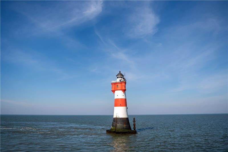 Bremerhaven hofft auf Zuschlag für Leuchtturm „Roter Sand” In der Außenweser steht der Leuchtturm Roter Sand.