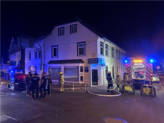 In der Küche eines Wohn- und Geschäftshauses ist ein Feuer ausgebrochen. Foto: Schlegel