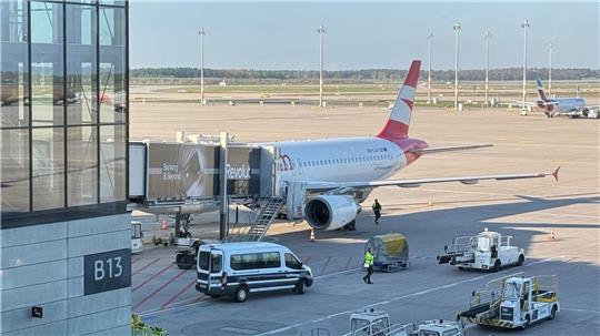 In der Maschine vom Typ A320 der Austrian Airlines hat ein Abschiebehäftling randaliert. 
