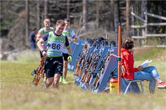 In der Richard-Schulze-Arena auf Sonnenberg werden an diesem Wochenende wieder deutsche Meistertitel im Sommerbiathlon vergeben. Foto: GZ-Archiv