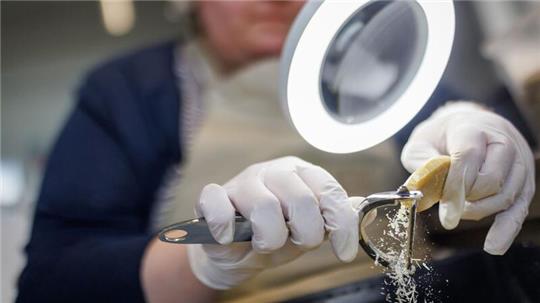 In der Seifen-Werkstatt in Nürnberg werden Hotel-Seifen recycelt.