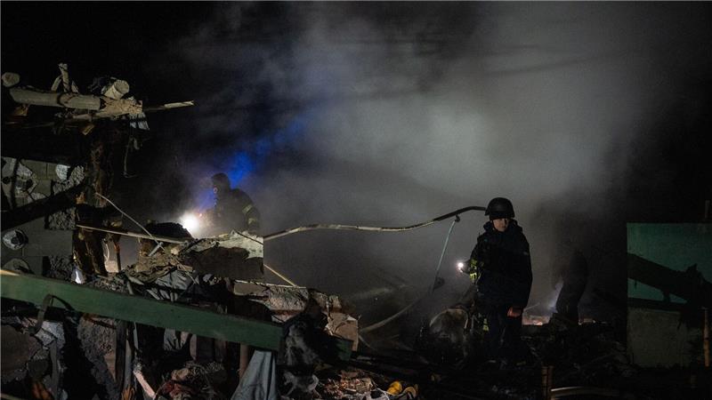 In einem Dorf bei Kramatorsk tötete eine russische Drohne vier Menschen. (Archivbild)