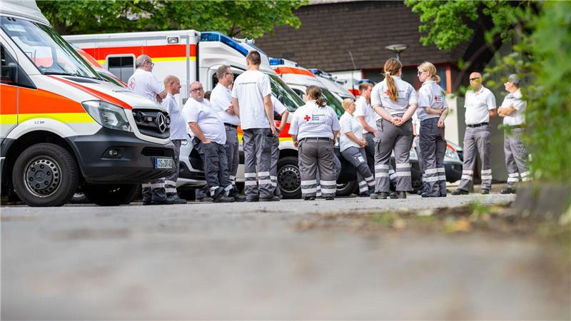 Bombe in Osnabrück entschärft - Tausende dürfen nach Hause In einem Evakuierungszentrum konnten die Bewohner der Sperrzone sich aufhalten.