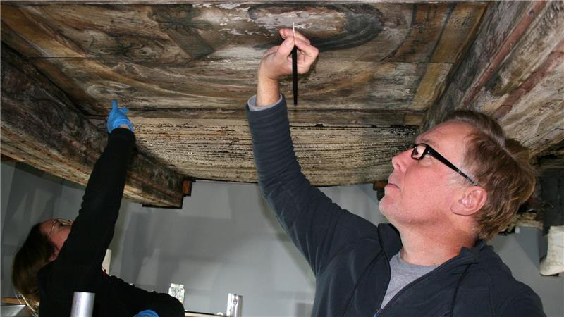 Fast 500 Jahre altes Deckengemälde in Supermarkt entdeckt In einem ehemaligen Supermarkt mitten in Lüneburg wurde vor Jahrzehnten ein Deckengemälde entdeckt.