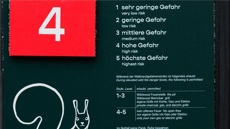 Schon wieder Waldbrandgefahr in Niedersachsen In einigen Regionen Niedersachsens steigt erneut die Waldbrandgefahr. (Archivbild)