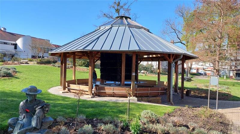 Im Harzburger Kurpark entsteht ein Gradierpavillon In etwa so wie dieser Gradierpavillon in Salzgitter-Bad soll auch der im Bad Harzburger Kurpark aussehen.