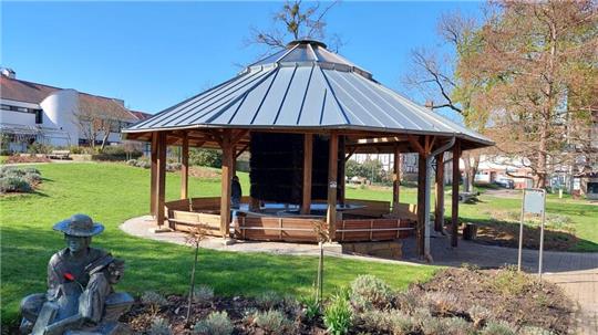 In etwa so wie dieser Gradierpavillon in Salzgitter-Bad soll auch der im Bad Harzburger Kurpark aussehen.
