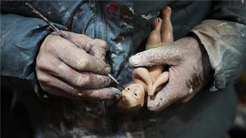 In guten Händen - Jeseuskind vor  „Dia de la Candelaria“ 