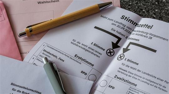 In wenigen Tagen öffnen die Wahllokale in MV für die Landtagswahl. (Symbolbild)