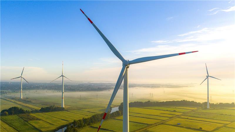 Windkraftausbau in Europa hinter Erwartungen Industrieverband WindEurope: Insgesamt weniger Neuinstallationen von Windkraftanlagen in Europa als erwartet. (Archivbild)