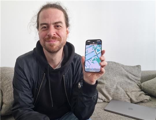 Infrastruktur abbilden: Die App soll blinden Personen den richtigen Weg weisen und auf Gefahren und Hindernisse hinweisen.