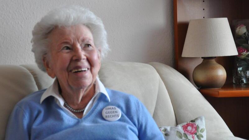 Mit 97 Jahren ist Inge Graus die wohl älteste Oma gegen Rechts Inge Graus