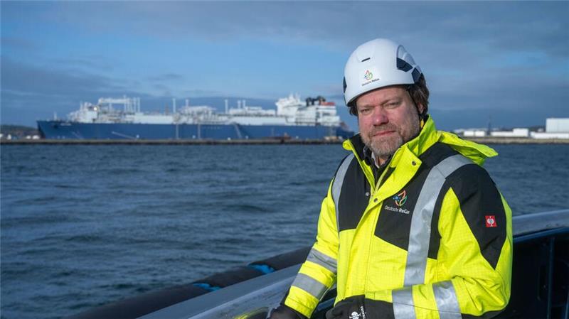 Ingo Wagner, geschäftsführender Gesellschafter der Deutschen Regas, die das Ostsee-Terminal betreibt, kritisiert die Preispolitik der staatlichen Betreibergesellschaft der Nordsee-Terminals.